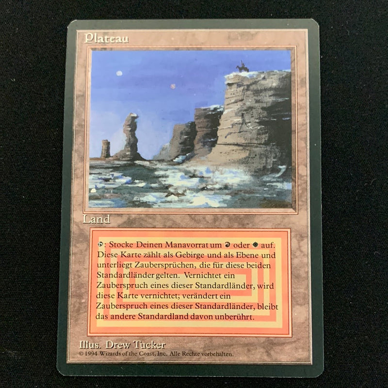 Magic the Gathering Plateau - Foreign Black Bordered - German 