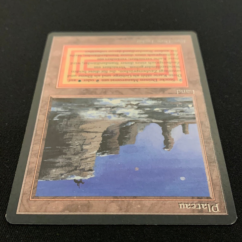 Magic the Gathering Plateau - Foreign Black Bordered - German 