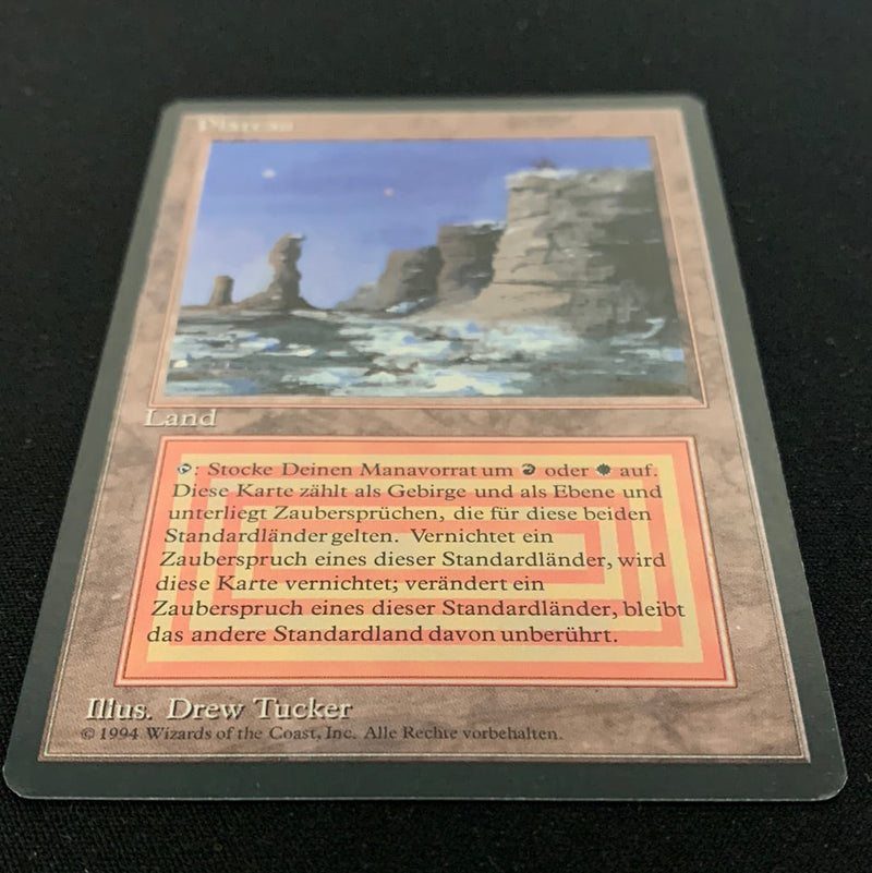 Magic the Gathering Plateau - Foreign Black Bordered - German 