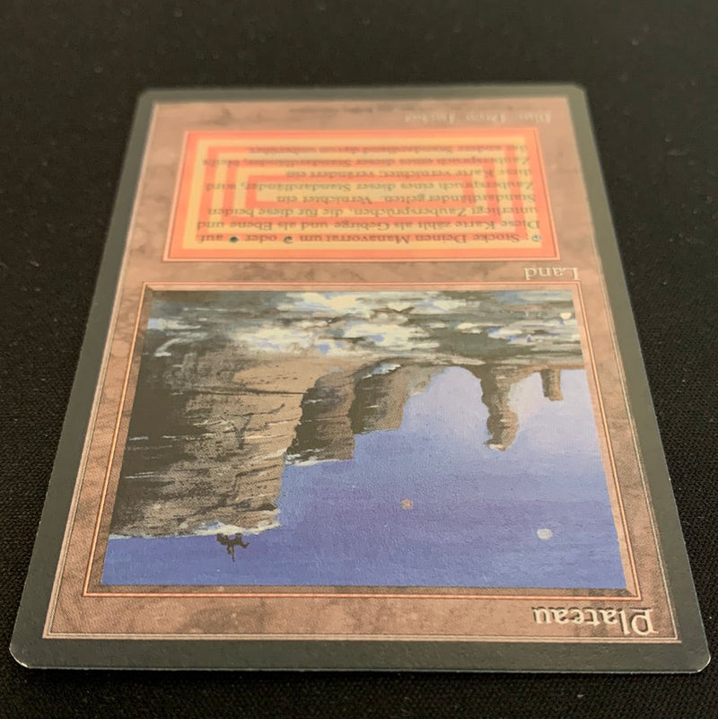 Magic the Gathering Plateau - Foreign Black Bordered - German 