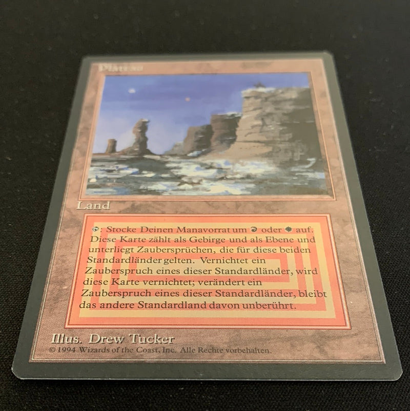 Magic the Gathering Plateau - Foreign Black Bordered - German 