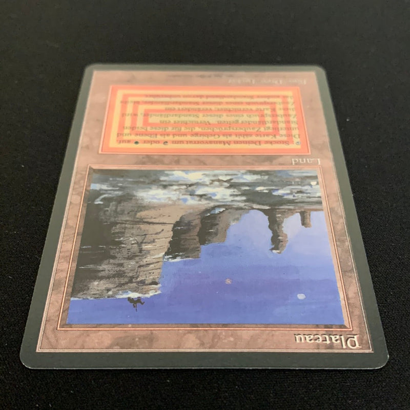 Magic the Gathering Plateau - Foreign Black Bordered - German 