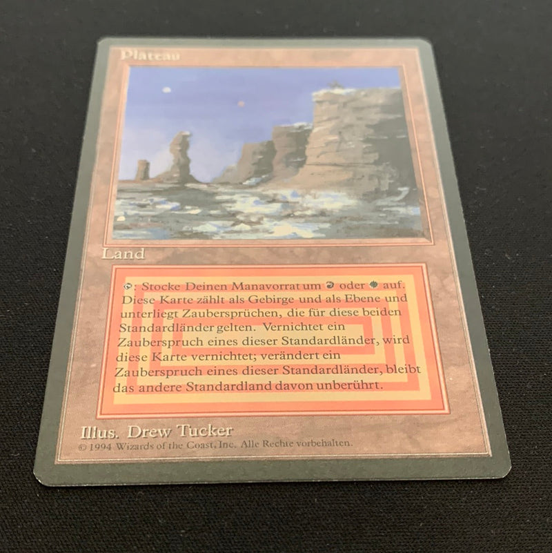 Magic the Gathering Plateau - Foreign Black Bordered - German 