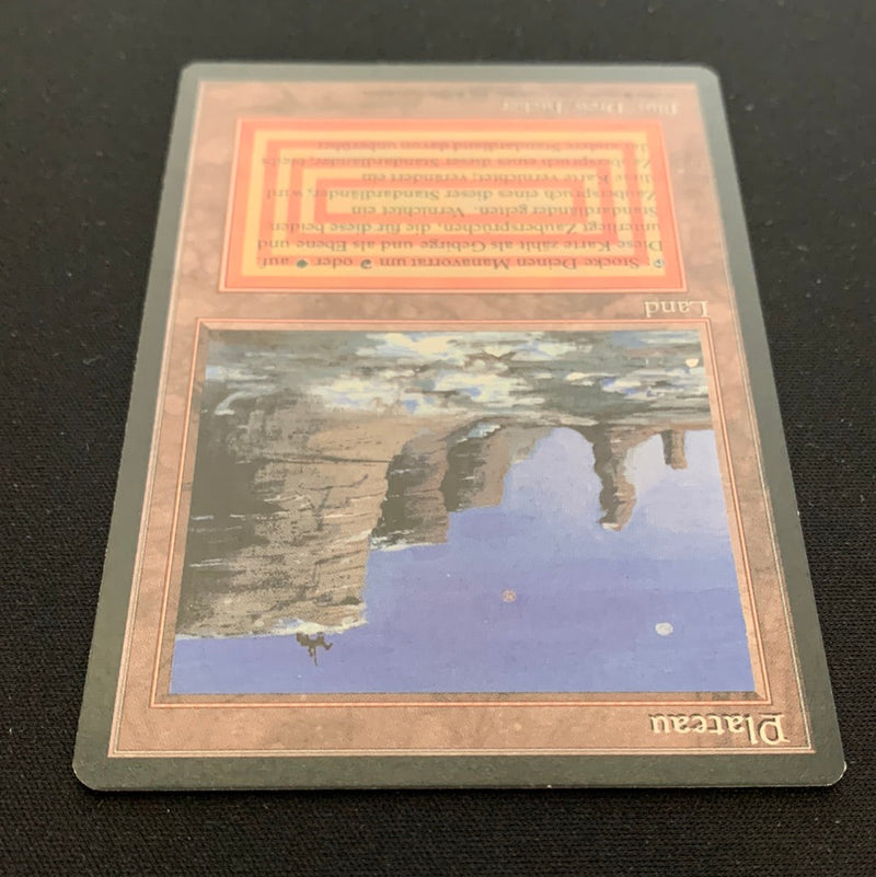 Magic the Gathering Plateau - Foreign Black Bordered - German 