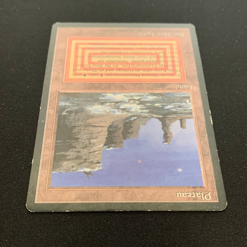 Magic the Gathering Plateau - Foreign Black Bordered - German 