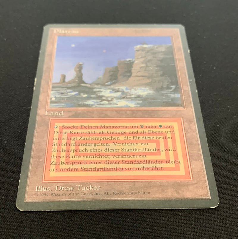 Magic the Gathering Plateau - Foreign Black Bordered - German 