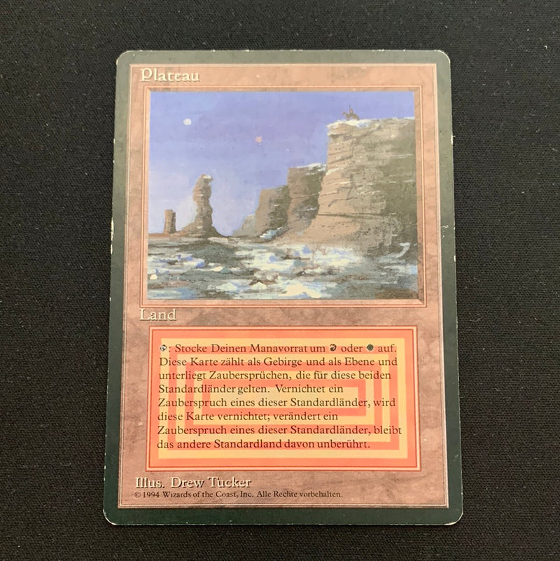 Magic the Gathering Plateau - Foreign Black Bordered - German 