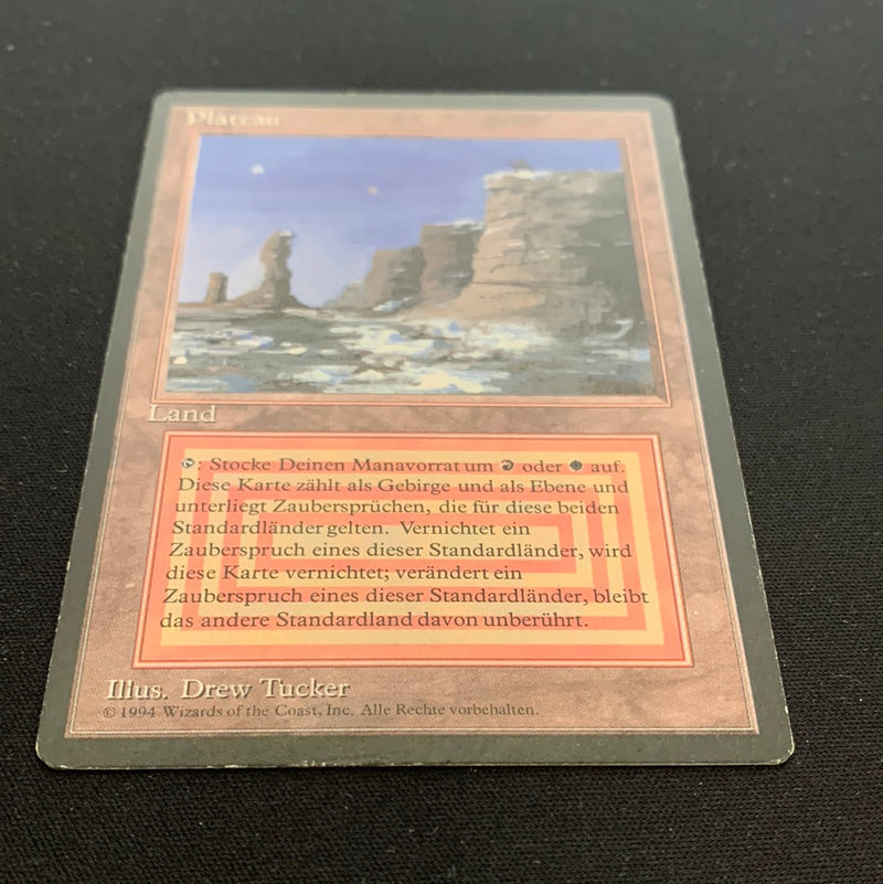 Magic the Gathering Plateau - Foreign Black Bordered - German 