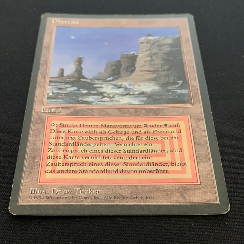 Magic the Gathering Plateau - Foreign Black Bordered - German 