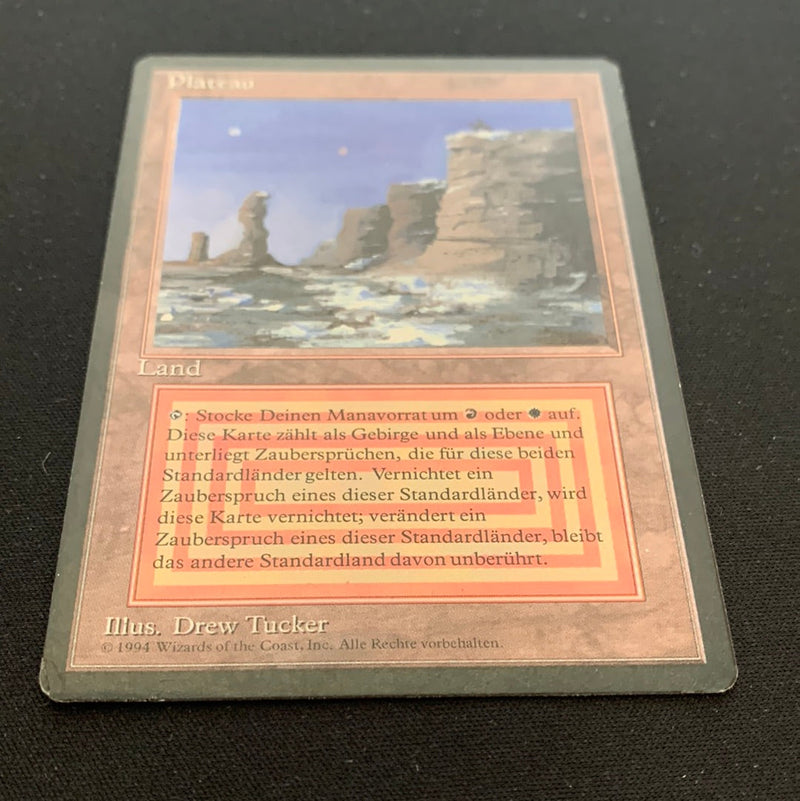 Magic the Gathering Plateau - Foreign Black Bordered - German 