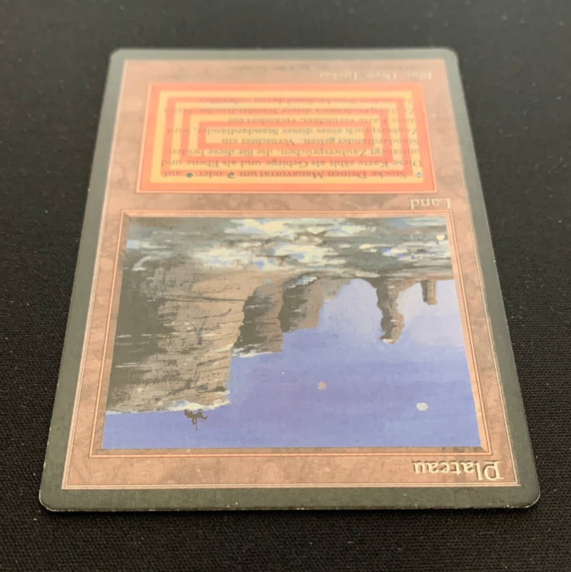 Magic the Gathering Plateau - Foreign Black Bordered - German 