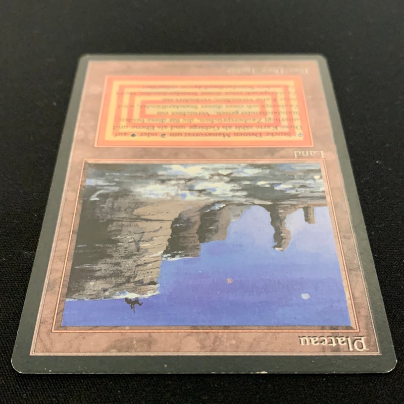 Magic the Gathering Plateau - Foreign Black Bordered - German 