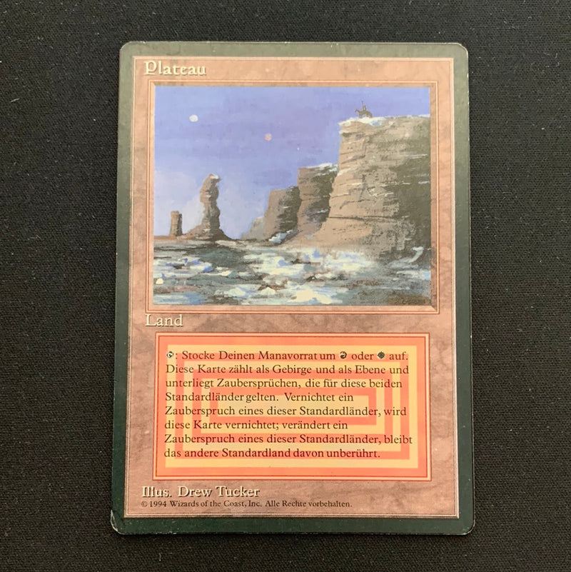 Magic the Gathering Plateau - Foreign Black Bordered - German 