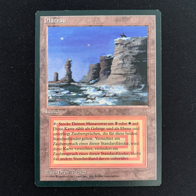 Magic the Gathering Plateau - Foreign Black Bordered - German 