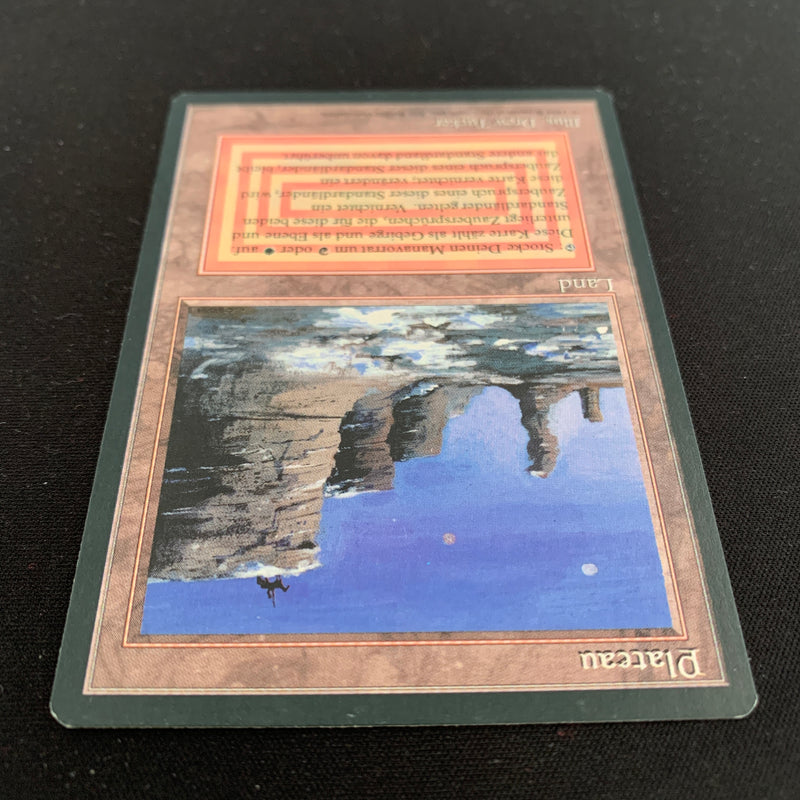 Magic the Gathering Plateau - Foreign Black Bordered - German 