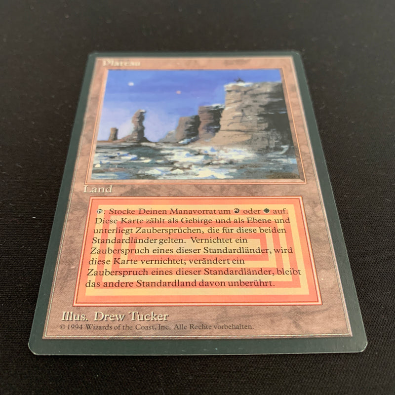 Magic the Gathering Plateau - Foreign Black Bordered - German 