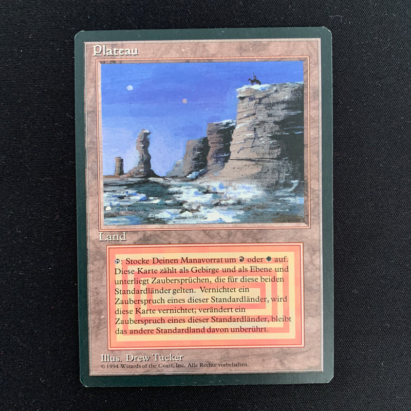 Magic the Gathering Plateau - Foreign Black Bordered - German 