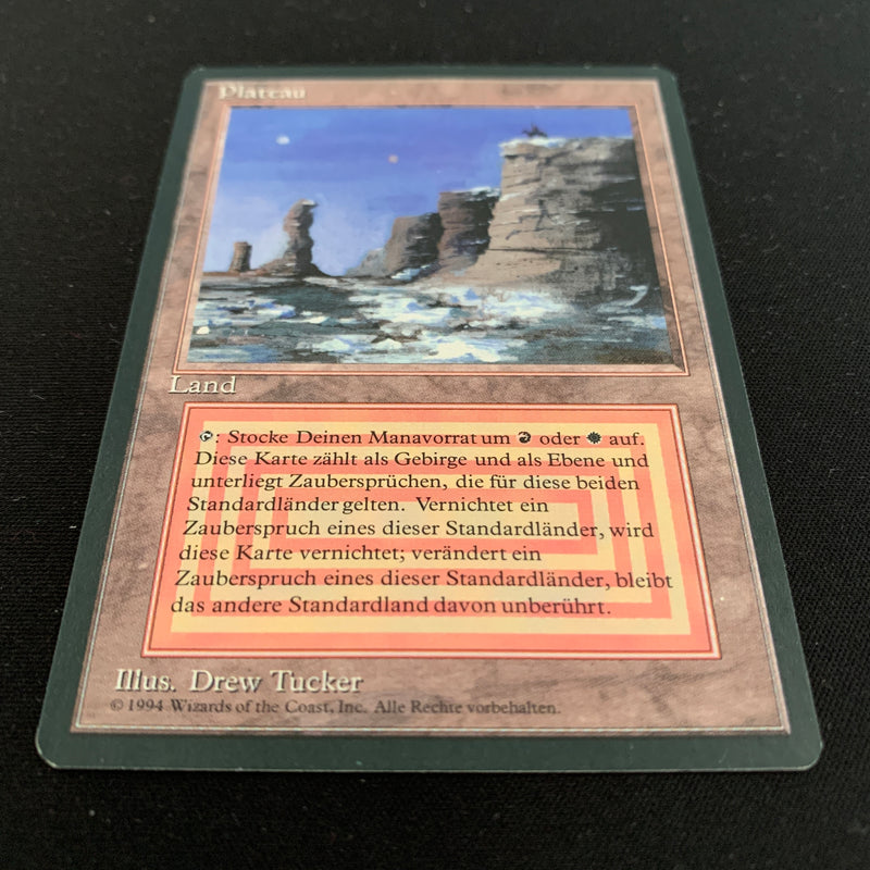 Magic the Gathering Plateau - Foreign Black Bordered - German 