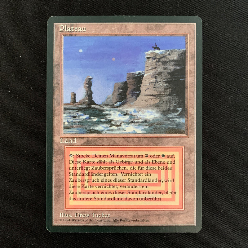 Magic the Gathering Plateau - Foreign Black Bordered - German 