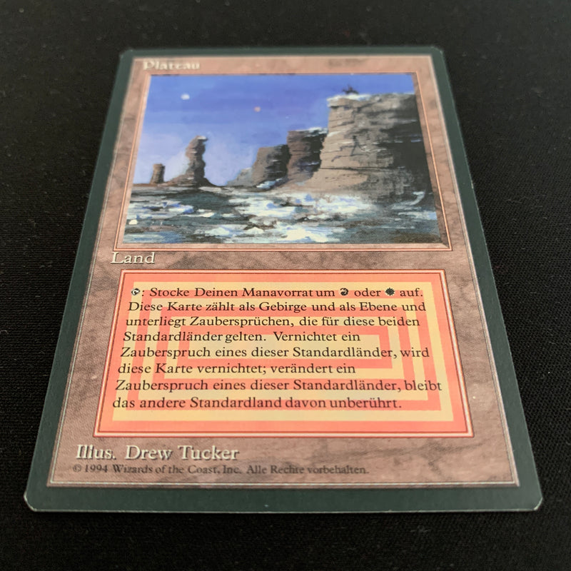 Magic the Gathering Plateau - Foreign Black Bordered - German 