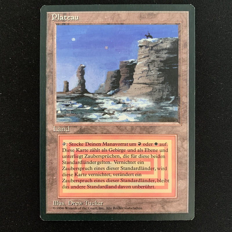 Magic the Gathering Plateau - Foreign Black Bordered - German 