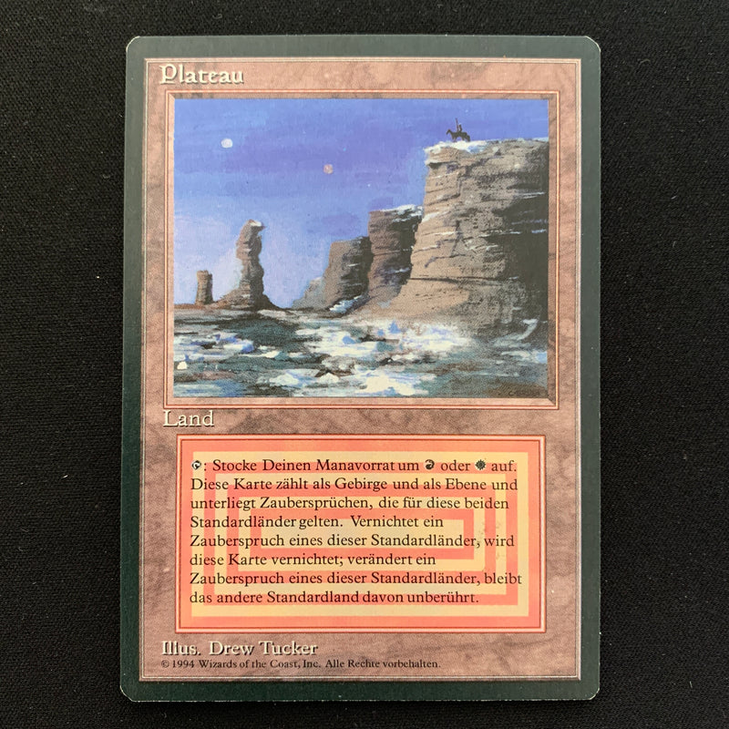 Magic the Gathering Plateau - Foreign Black Bordered - German 