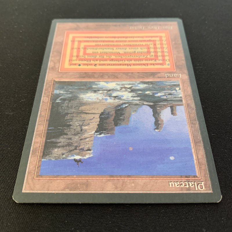 Magic the Gathering Plateau - Foreign Black Bordered - German 