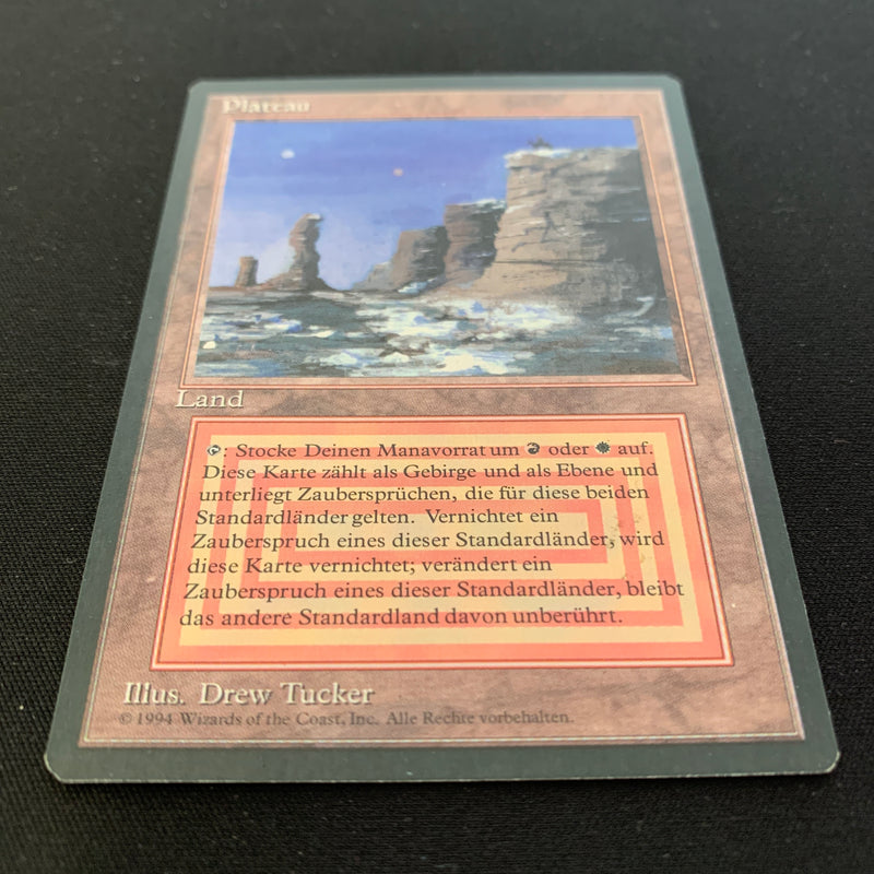 Magic the Gathering Plateau - Foreign Black Bordered - German 