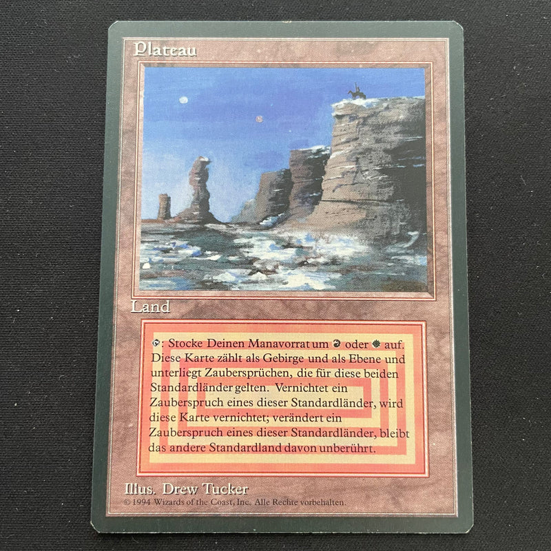 Magic the Gathering Plateau - Foreign Black Bordered - German 