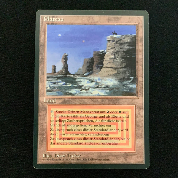 Magic the Gathering Plateau - Foreign Black Bordered - German 