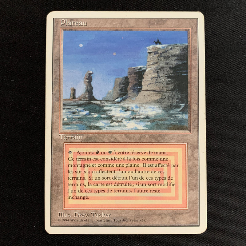 Magic the Gathering Plateau - Foreign White Bordered - French 