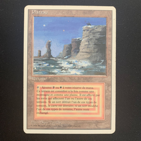 Magic the Gathering Plateau - Foreign White Bordered - French 