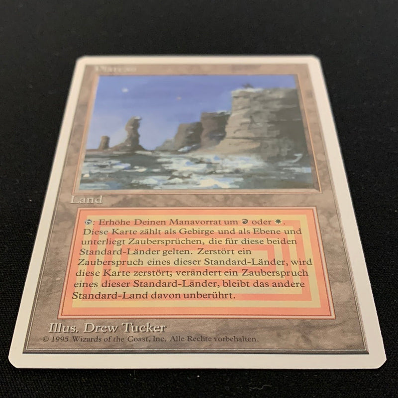 Magic the Gathering Plateau - Foreign White Bordered - German 