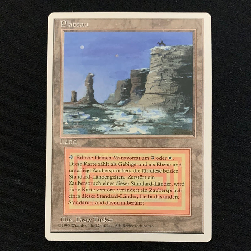 Magic the Gathering Plateau - Foreign White Bordered - German 