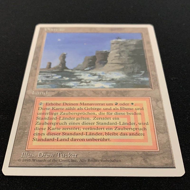 Magic the Gathering Plateau - Foreign White Bordered - German 