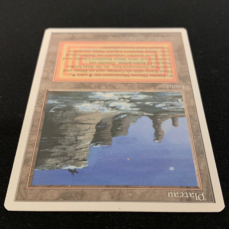 Magic the Gathering Plateau - Foreign White Bordered - German 