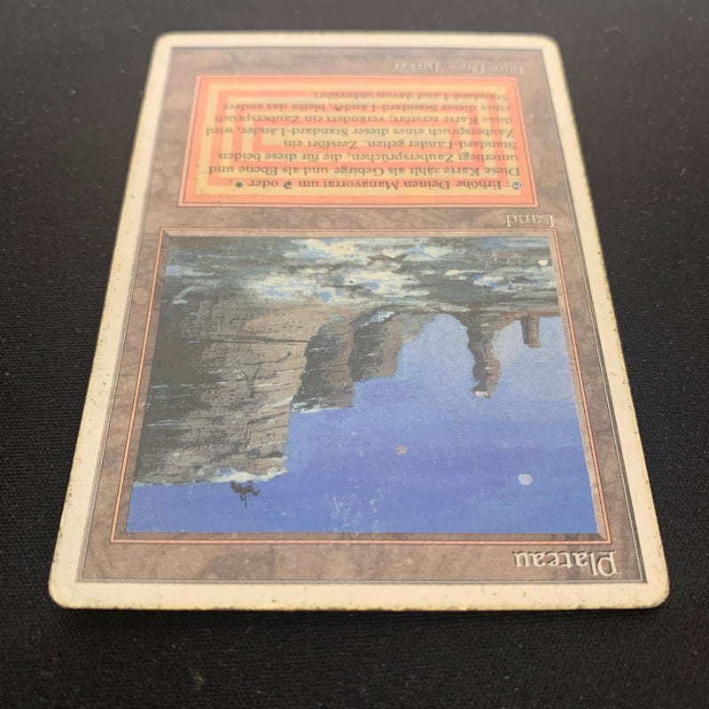 Magic the Gathering Plateau - Foreign White Bordered - German 