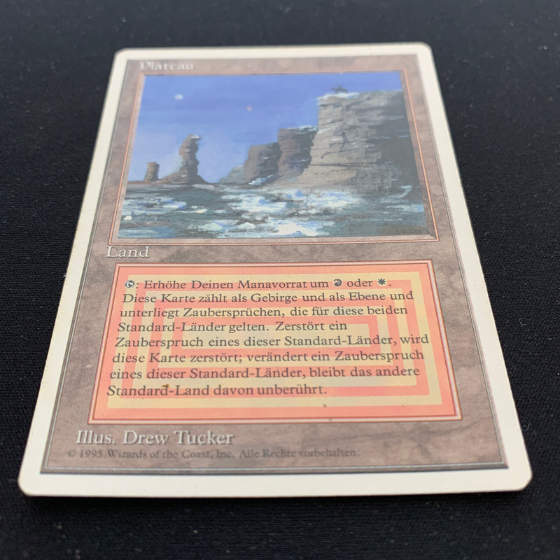 Magic the Gathering Plateau - Foreign White Bordered - German 