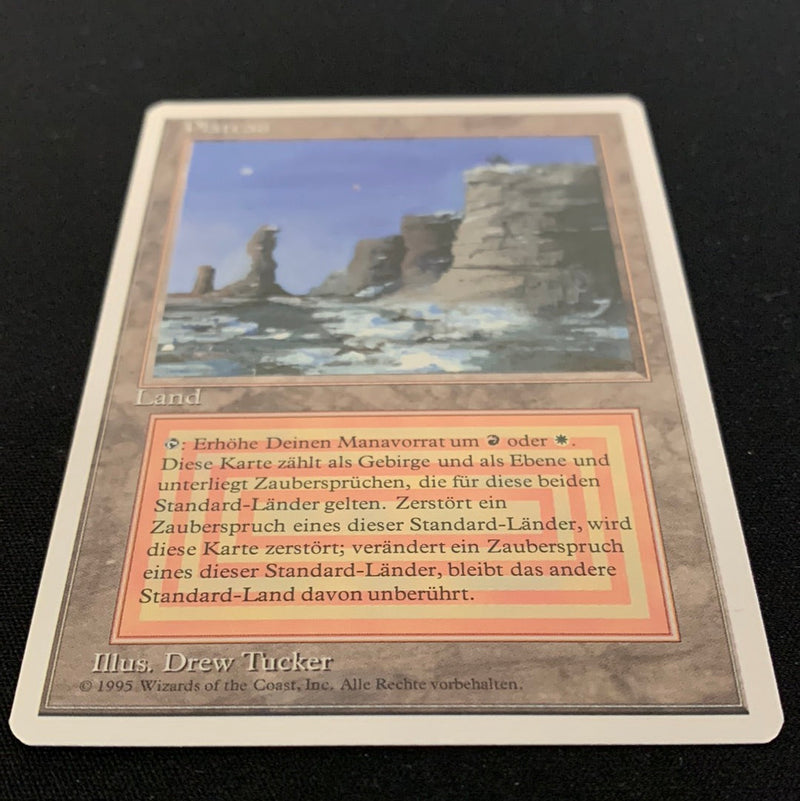 Magic the Gathering Plateau - Foreign White Bordered - German 