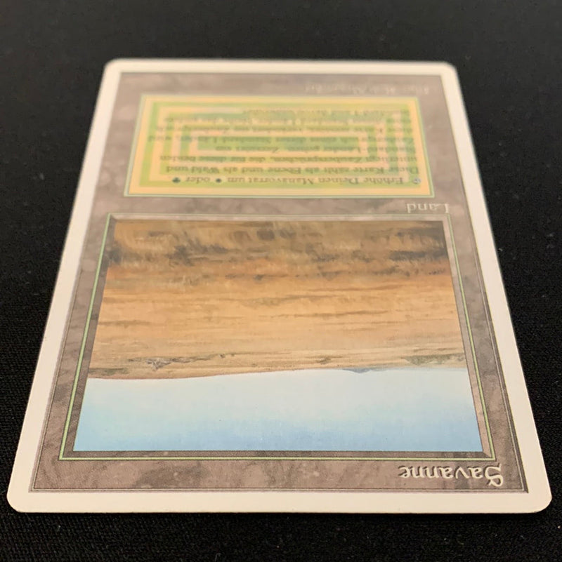 Magic the Gathering Savannah - Foreign White Bordered - German 