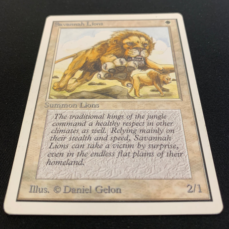 Magic the Gathering Savannah Lions - Unlimited 