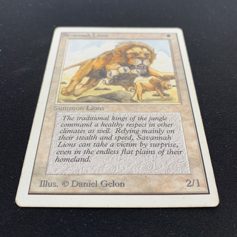 Magic the Gathering Savannah Lions - Unlimited 