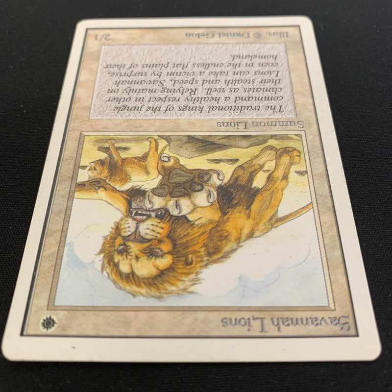 Magic the Gathering Savannah Lions - Unlimited 