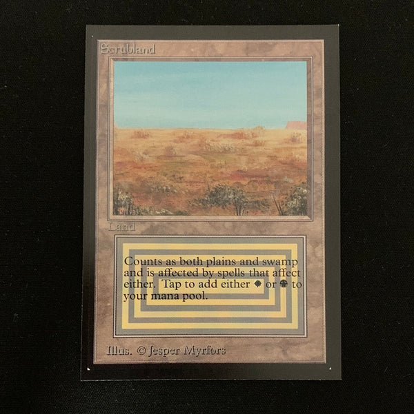 Magic the Gathering Scrubland - Collectors' Edition 