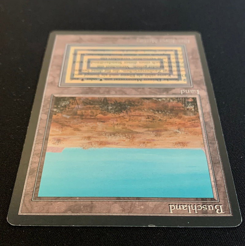 Magic the Gathering Scrubland - Foreign Black Bordered - German 