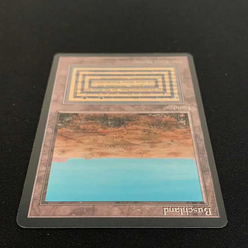 Magic the Gathering Scrubland - Foreign Black Bordered - German 