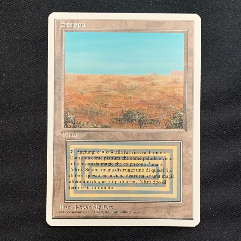 Magic the Gathering Scrubland - Foreign White Bordered - Italian 