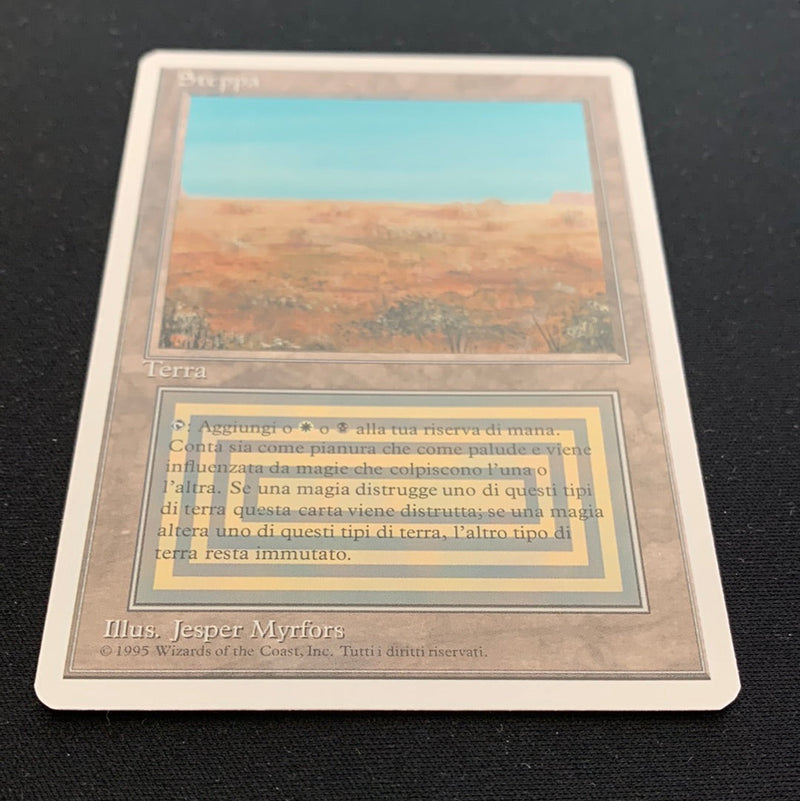 Magic the Gathering Scrubland - Foreign White Bordered - Italian 