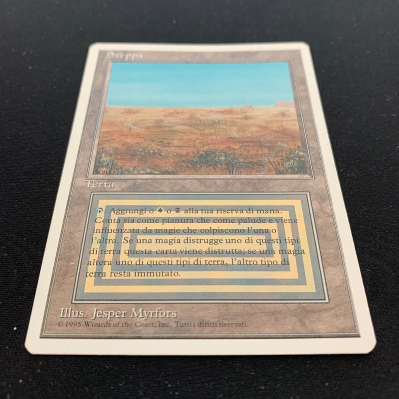 Magic the Gathering Scrubland - Foreign White Bordered - Italian 