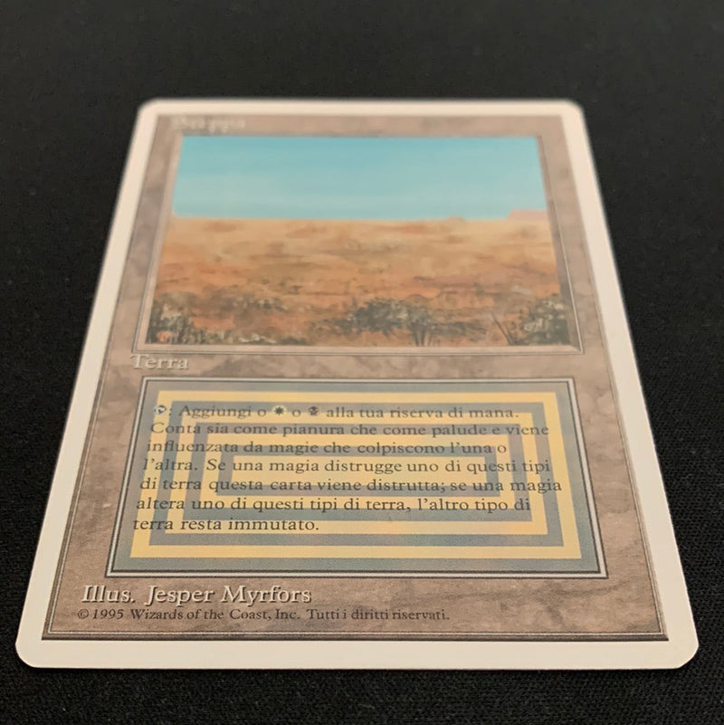 Magic the Gathering Scrubland - Foreign White Bordered - Italian 